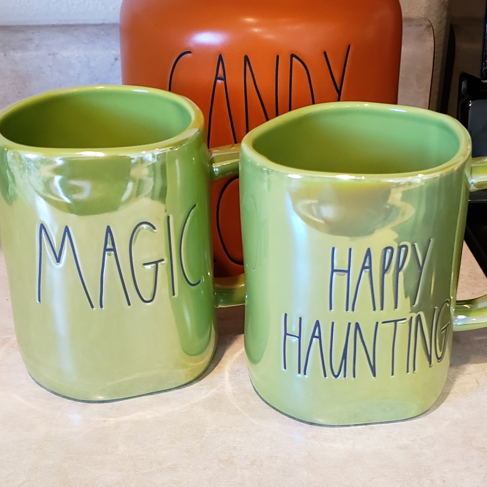 Rae Dunn Halloween mugs